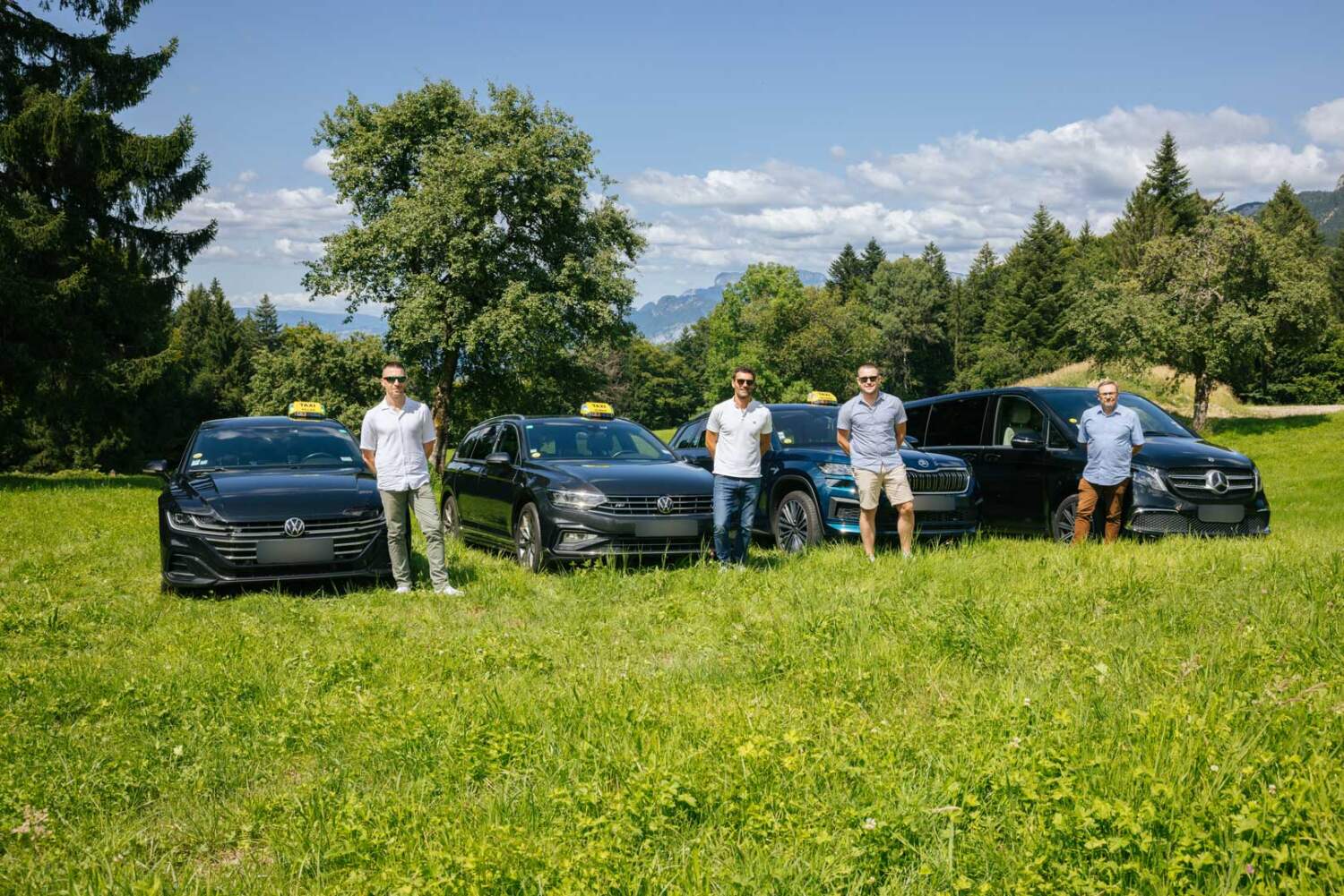 Chauffeurs de taxis, VTC, VSL d'Annécienne de Taxis et Transports